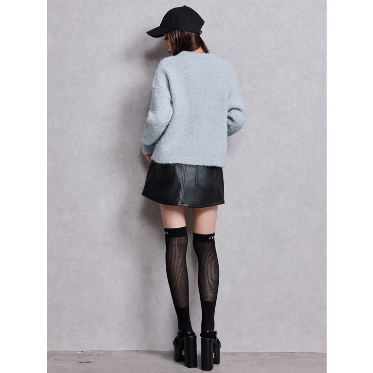 Symmetry GYDA jacquardニットトップス | GYDA | 詳細画像17 