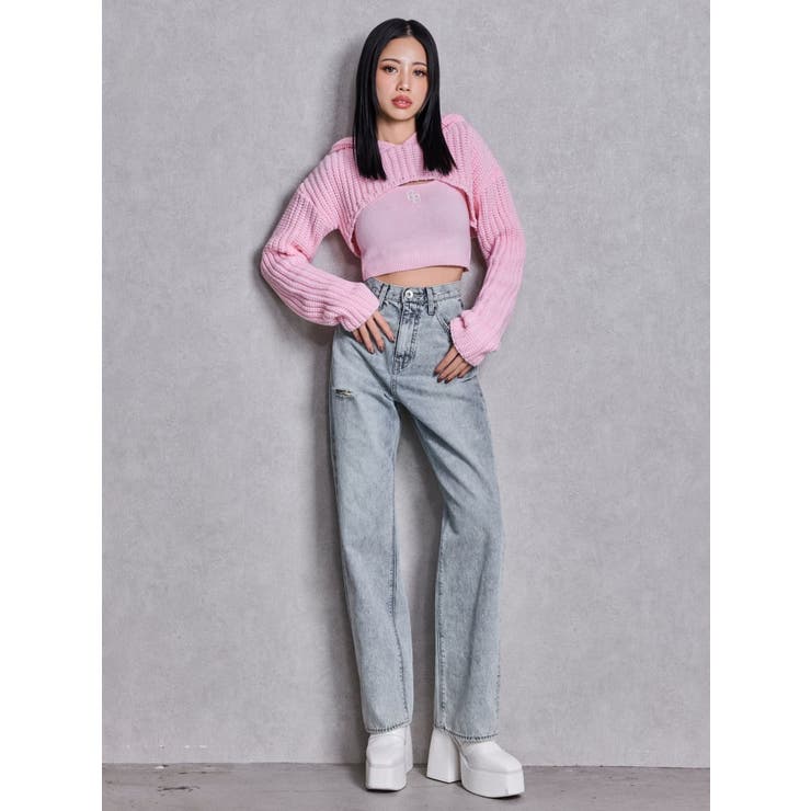 GGアンサンブルニットパーカー | GYDA | 詳細画像12 