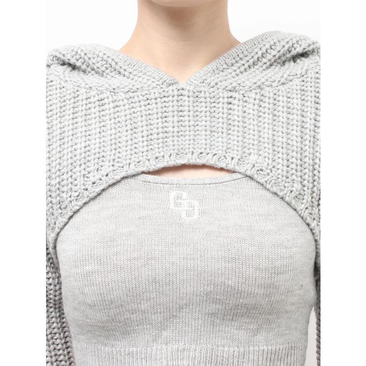 GGアンサンブルニットパーカー | GYDA | 詳細画像17 