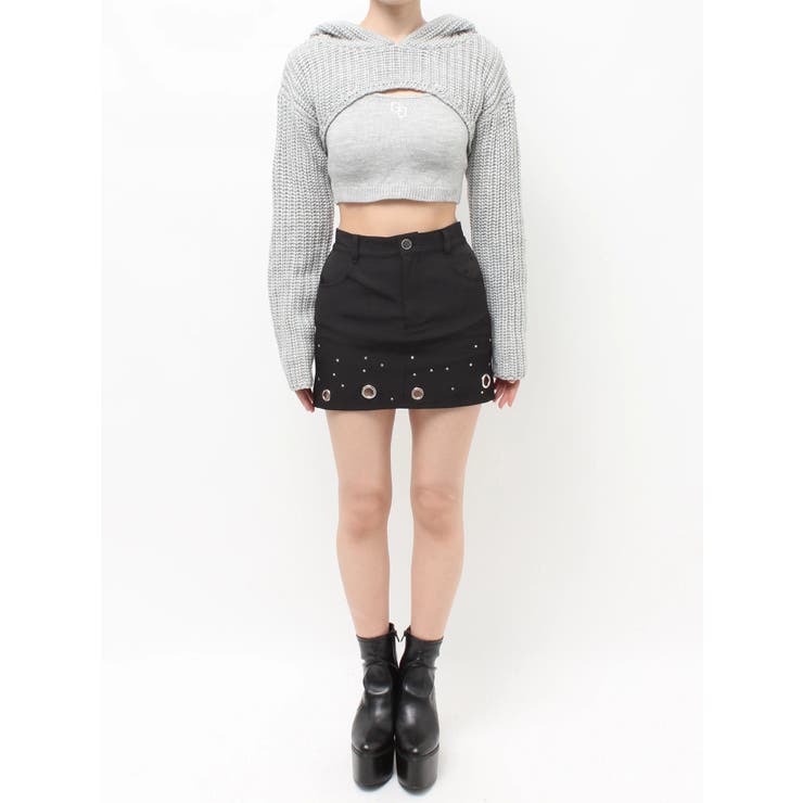 GGアンサンブルニットパーカー | GYDA | 詳細画像23 