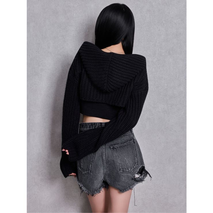 GGアンサンブルニットパーカー | GYDA | 詳細画像7 