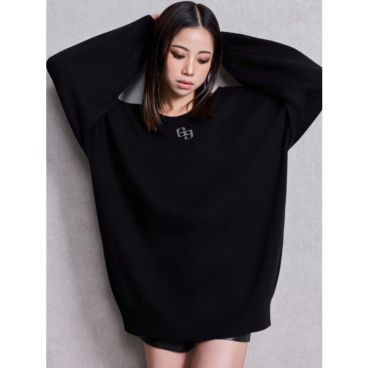 GG LOOSEニットトップス | GYDA | 詳細画像7 