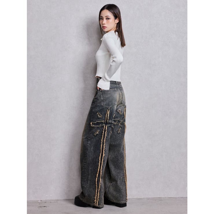 POLOニットトップス | GYDA | 詳細画像17 