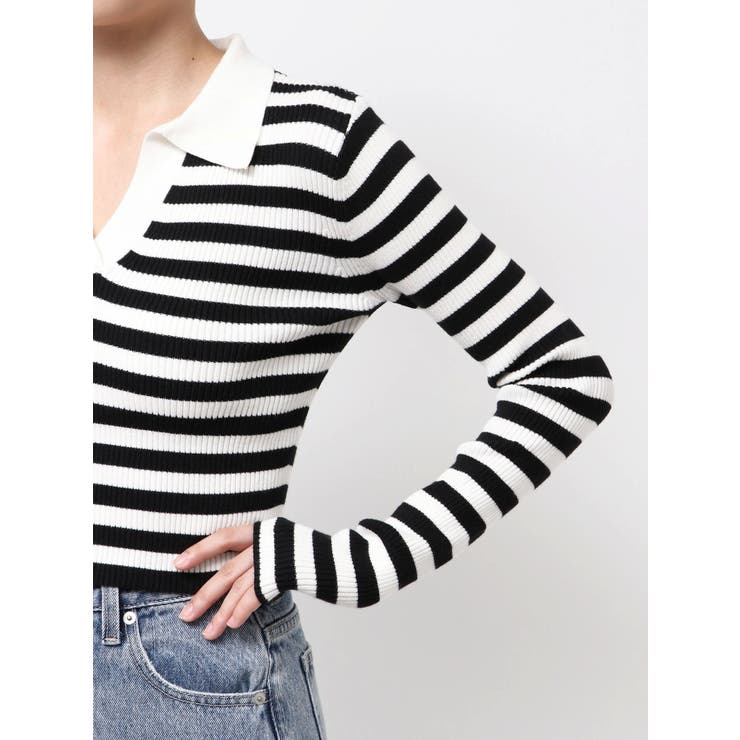 POLOニットトップス | GYDA | 詳細画像27 