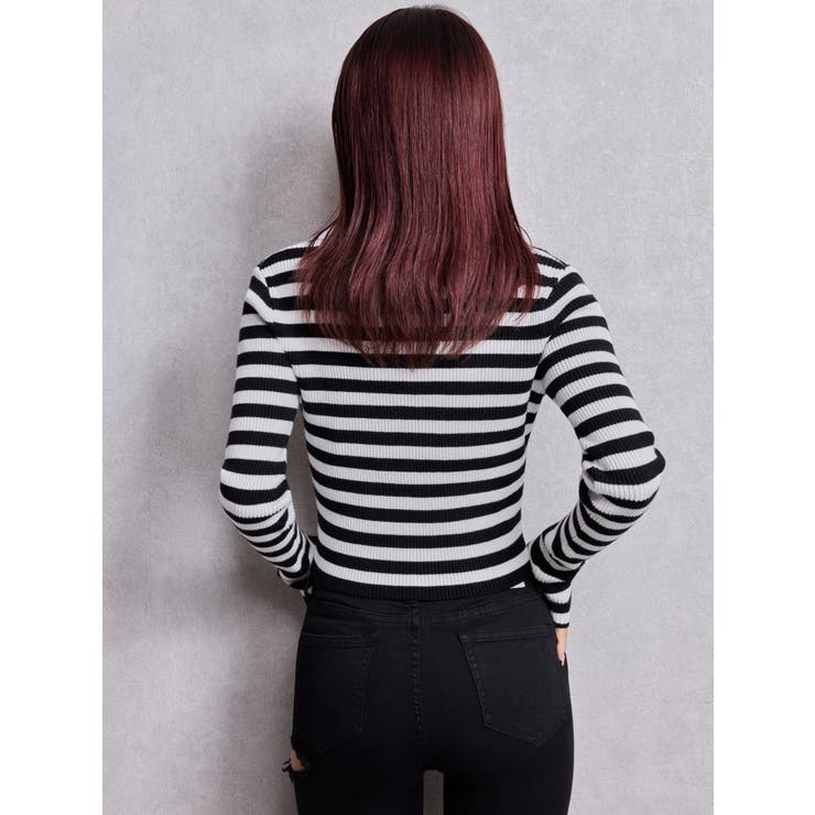 POLOニットトップス | GYDA | 詳細画像3 