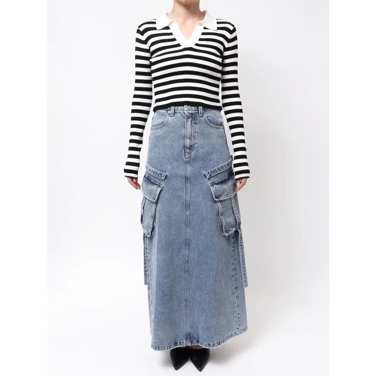 POLOニットトップス | GYDA | 詳細画像30 