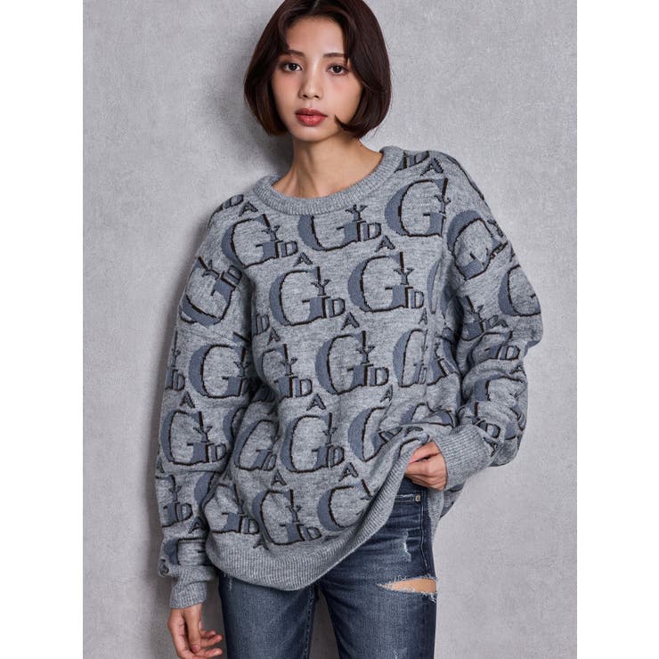 GYDA PATTERN ニットトップス | GYDA | 詳細画像13 