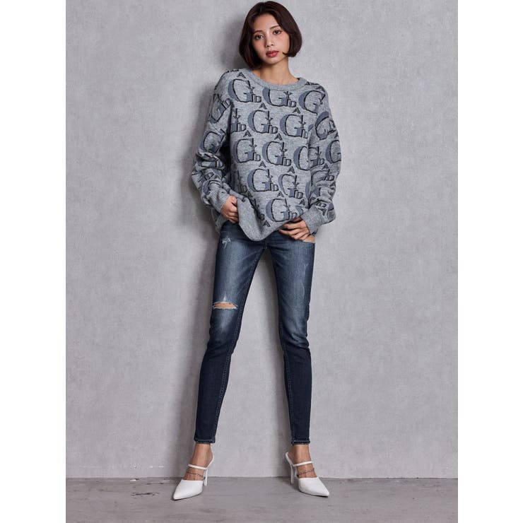 GYDA PATTERN ニットトップス | GYDA | 詳細画像15 