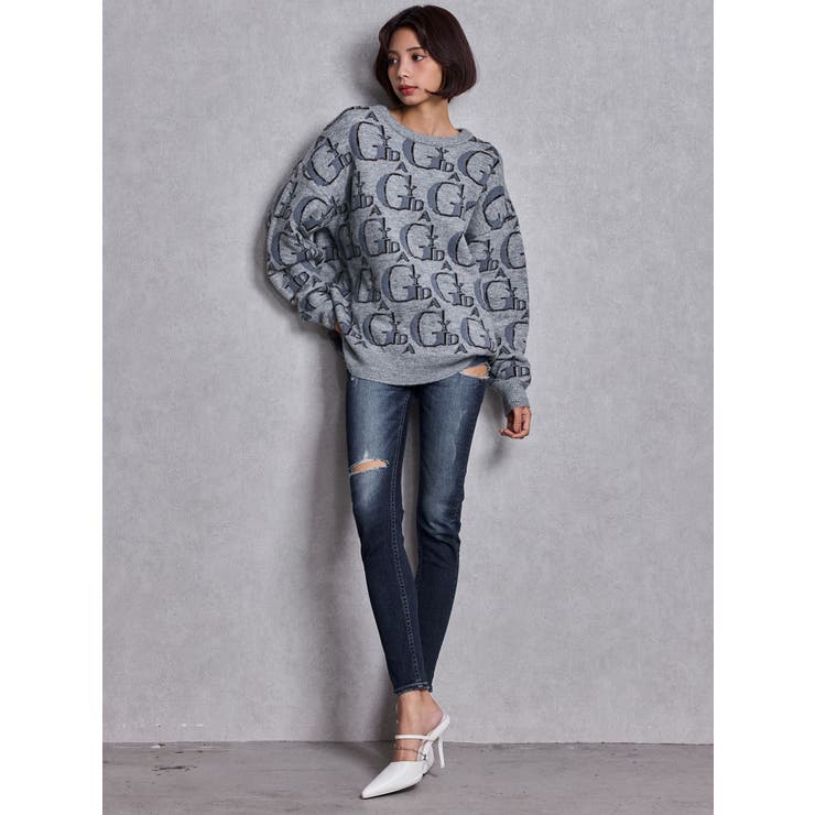 GYDA PATTERN ニットトップス | GYDA | 詳細画像16 