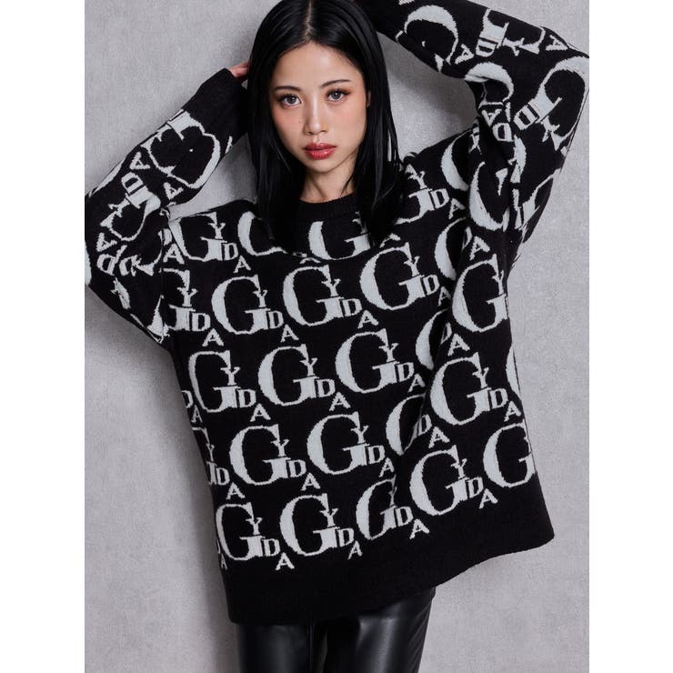 GYDA PATTERN ニットトップス | GYDA | 詳細画像9 