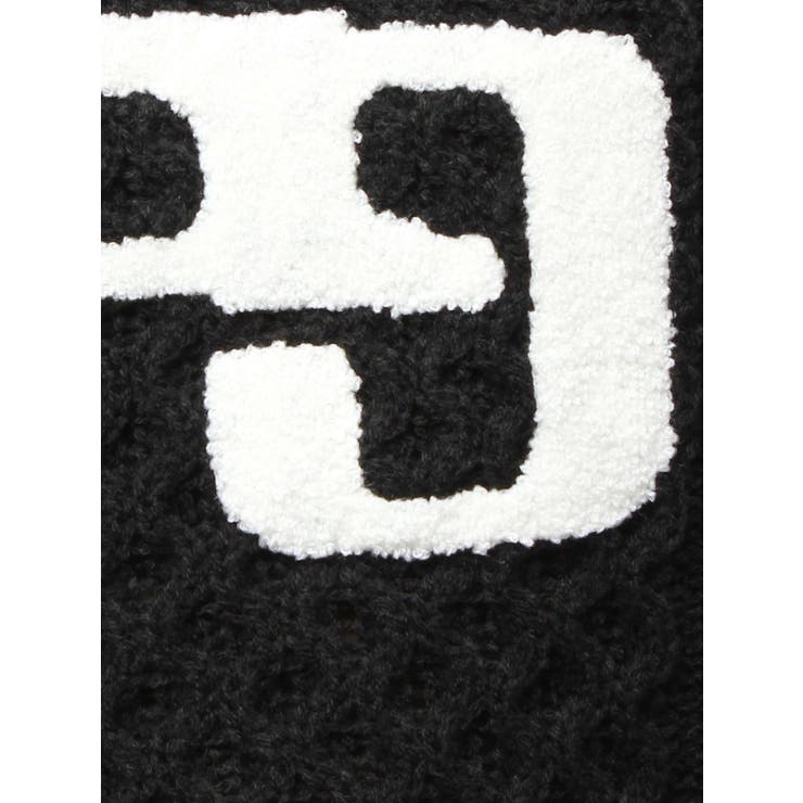 GGサガラ刺繍ケーブルニットトップス | GYDA | 詳細画像32 