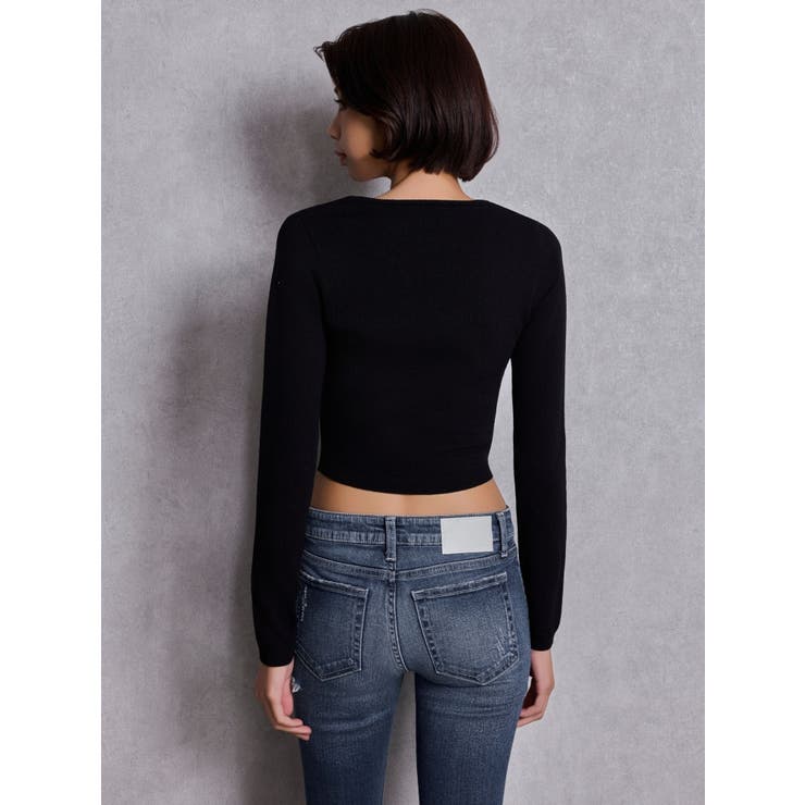 Serenata bijouニットトップス | GYDA | 詳細画像3 