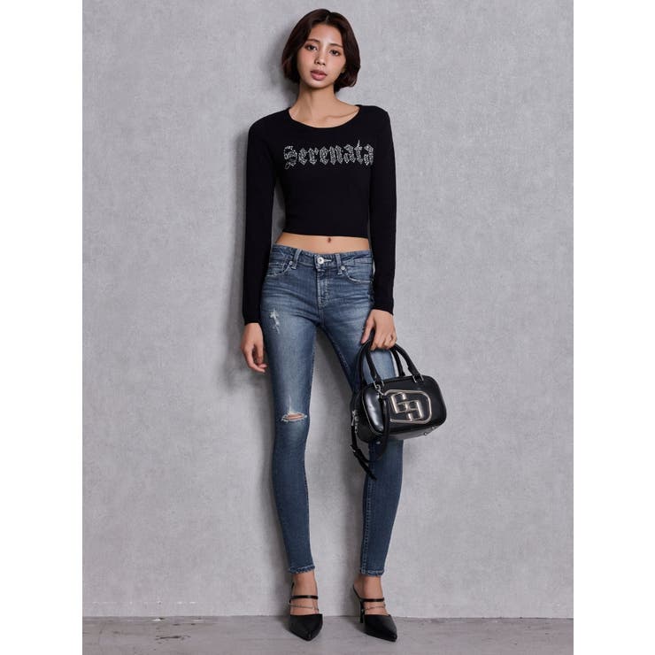 Serenata bijouニットトップス | GYDA | 詳細画像6 