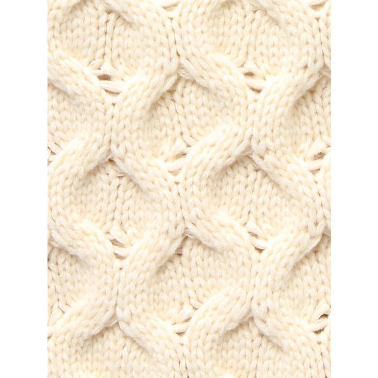 ケーブルクルーネックニットトップス | GYDA | 詳細画像34 