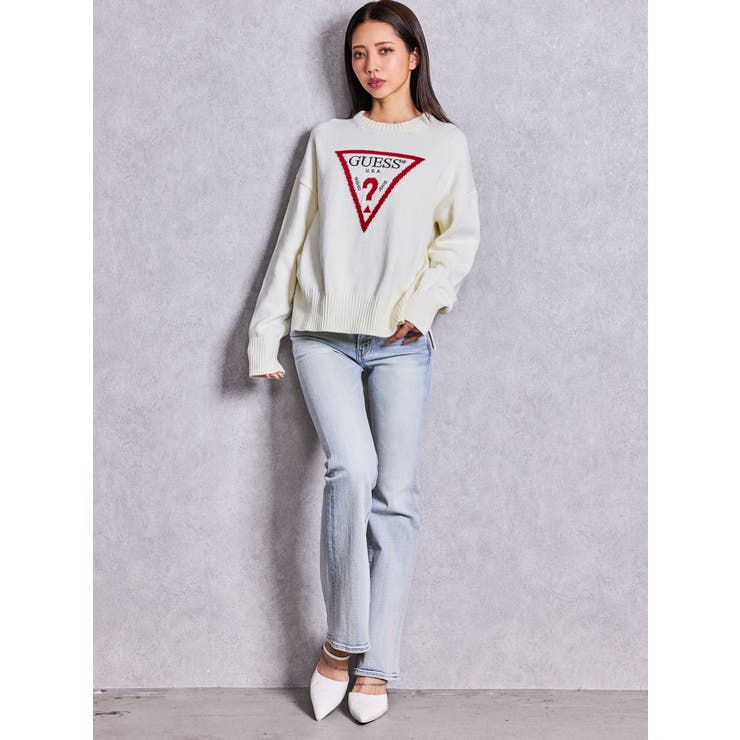 GUESS GJ LS CN BIG TRIANGLE SWTR | GYDA | 詳細画像11 