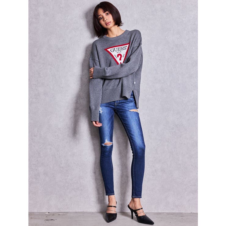 GUESS GJ LS CN BIG TRIANGLE SWTR | GYDA | 詳細画像18 