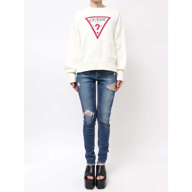 GUESS GJ LS CN BIG TRIANGLE SWTR | GYDA | 詳細画像28 