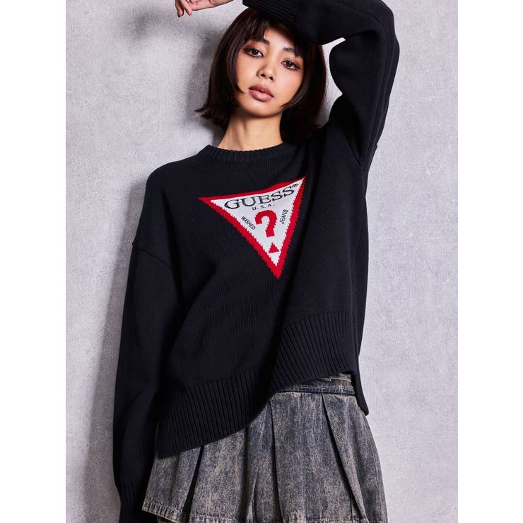 GUESS GJ LS CN BIG TRIANGLE SWTR | GYDA | 詳細画像3 