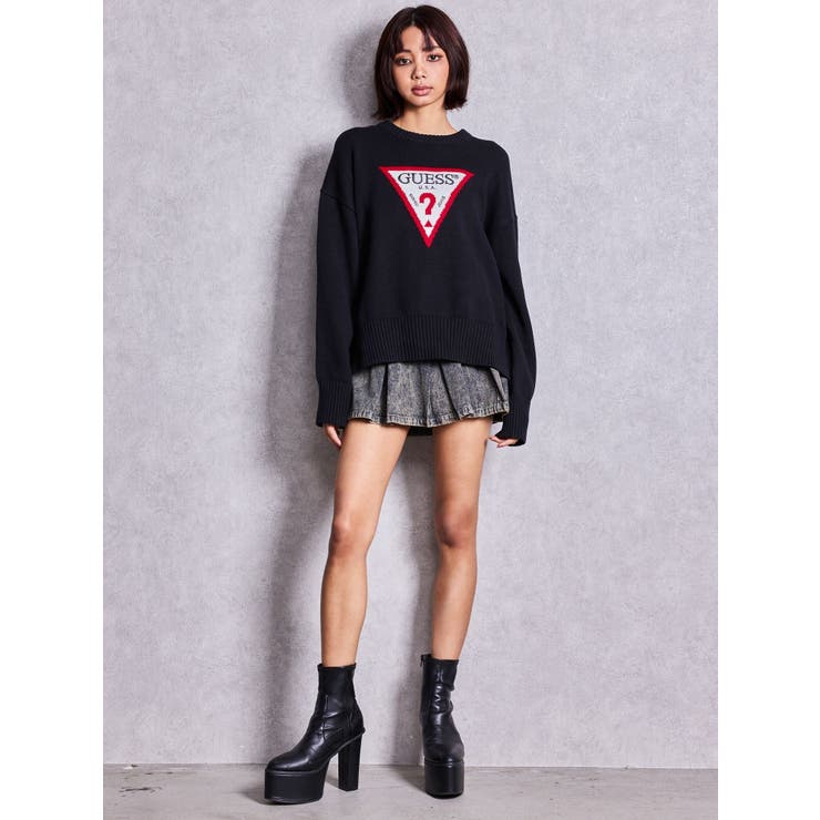 GUESS GJ LS CN BIG TRIANGLE SWTR | GYDA | 詳細画像5 