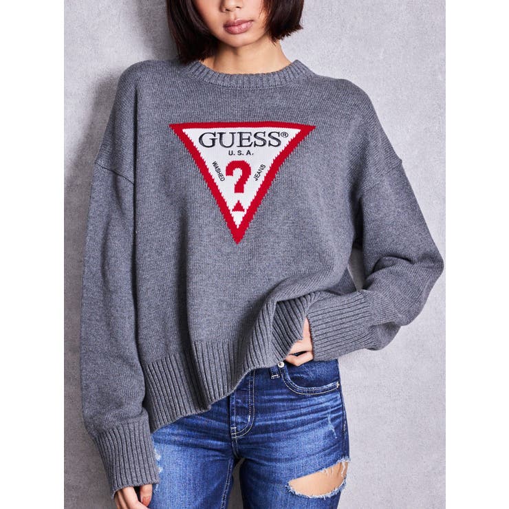 グレー | GUESS GJ LS CN BIG TRIANGLE SWTR | GYDA