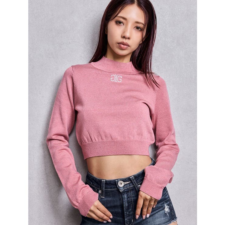 Symmetry GYDAラメニットトップス | GYDA | 詳細画像14 