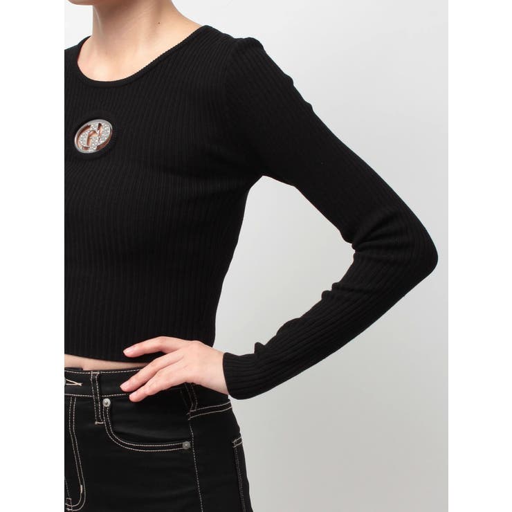 GD bijou MOLD ニットトップス | GYDA | 詳細画像33 