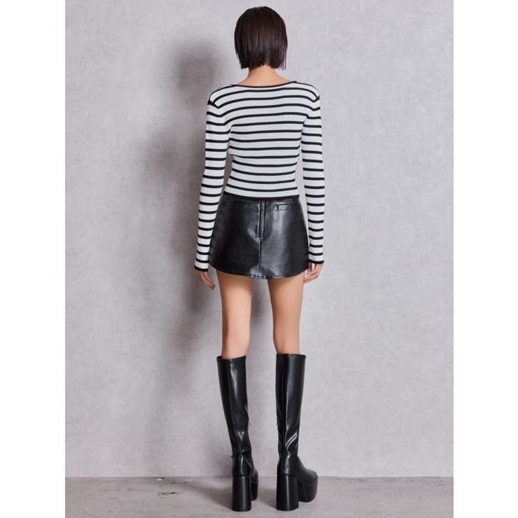 GGプレートlong sleeveニットトップス | GYDA | 詳細画像18 