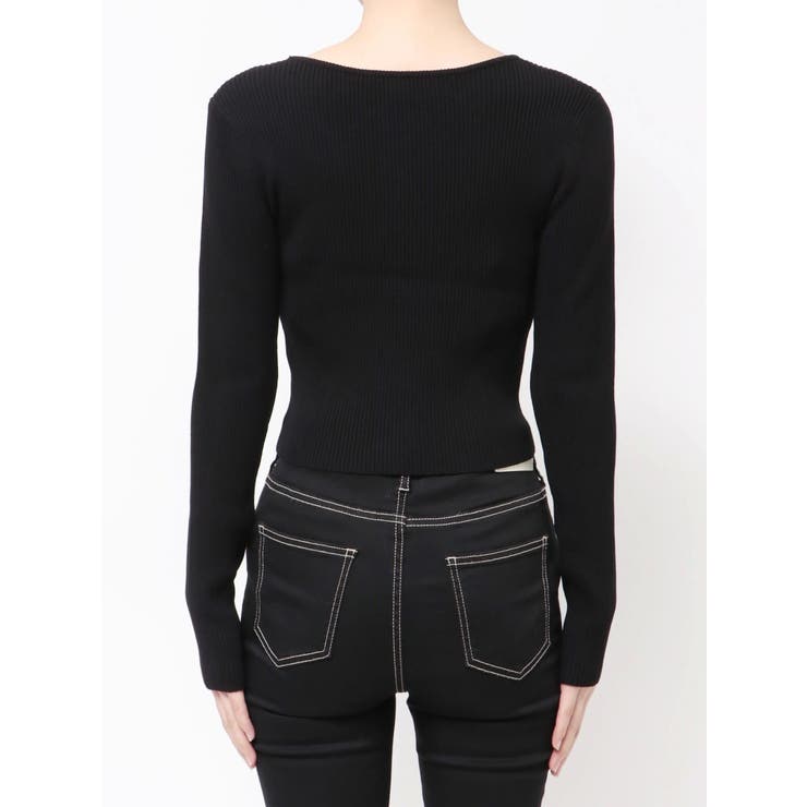 GGプレートlong sleeveニットトップス | GYDA | 詳細画像21 