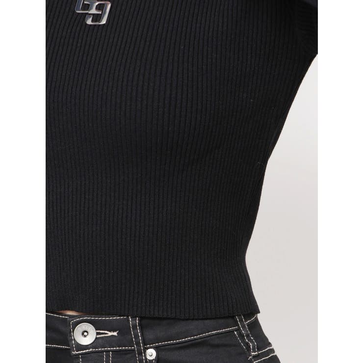 GGプレートlong sleeveニットトップス | GYDA | 詳細画像24 