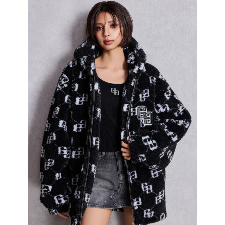 GGプレートlong sleeveニットトップス | GYDA | 詳細画像6 