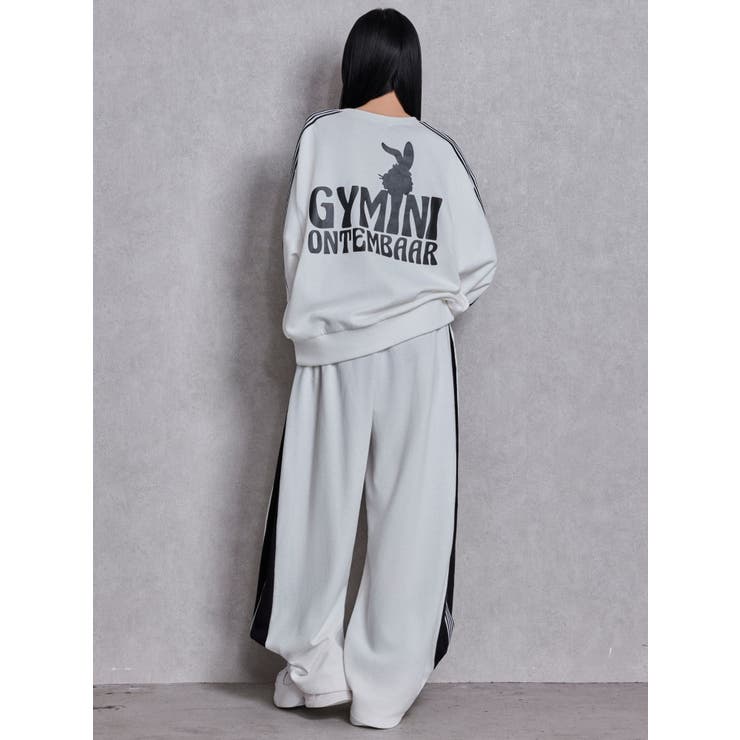 GYMINI BUNNYラインスウェットトップス | GYDA | 詳細画像10 