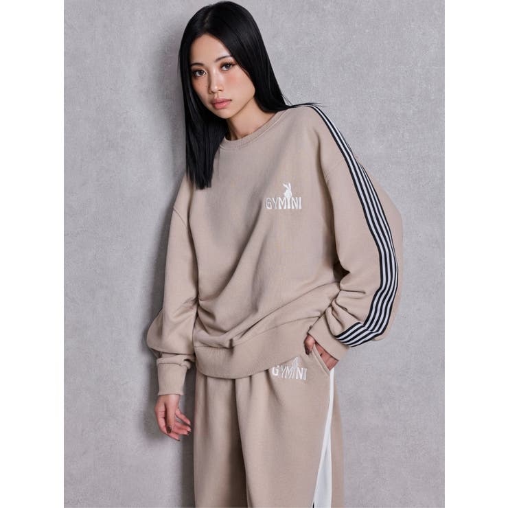 GYMINI BUNNYラインスウェットトップス | GYDA | 詳細画像11 