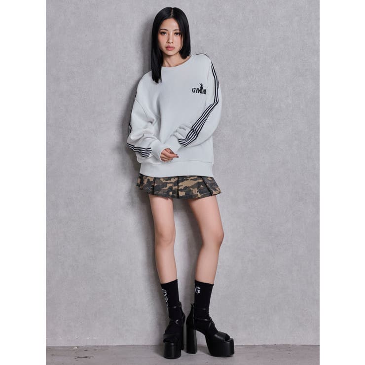 GYMINI BUNNYラインスウェットトップス | GYDA | 詳細画像27 