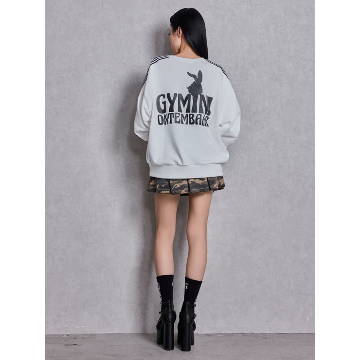 GYMINI BUNNYラインスウェットトップス | GYDA | 詳細画像28 