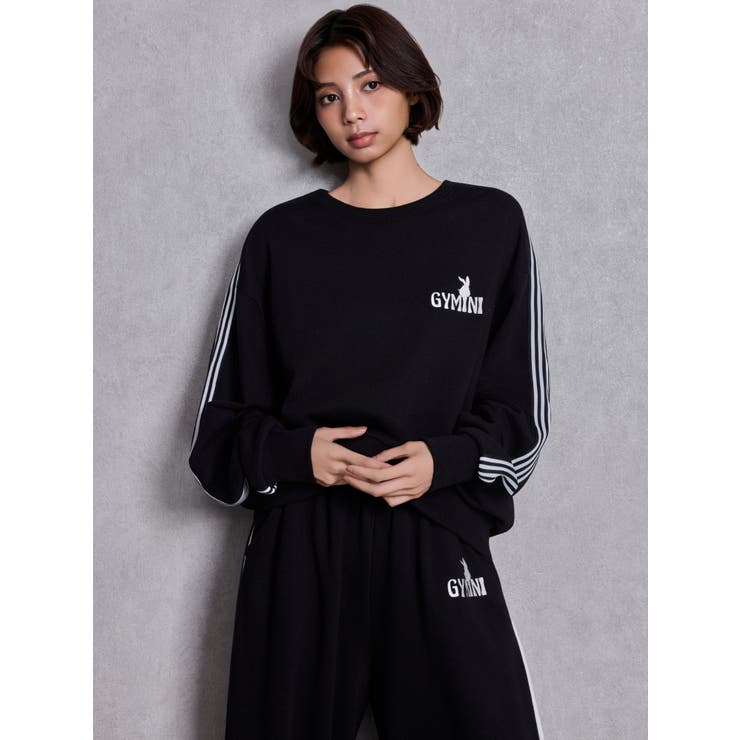 GYMINI BUNNYラインスウェットトップス | GYDA | 詳細画像3 