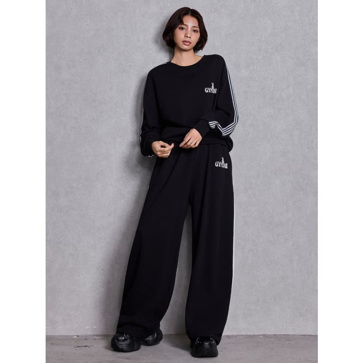 GYMINI BUNNYラインスウェットトップス | GYDA | 詳細画像4 