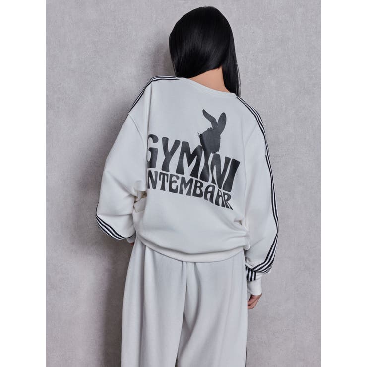 GYMINI BUNNYラインスウェットトップス | GYDA | 詳細画像8 