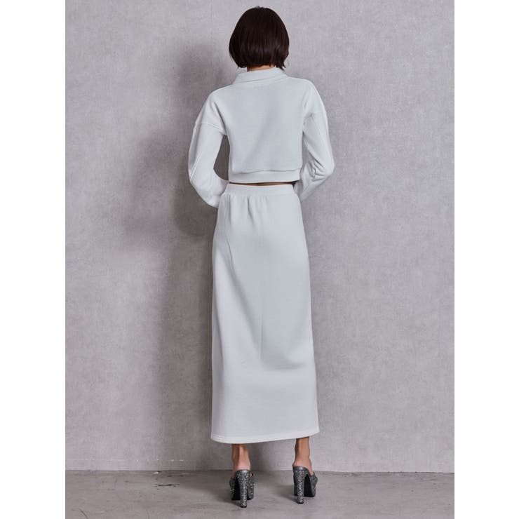 sacred edge crossハーフZIPショートスウェットトップス | GYDA | 詳細画像14 