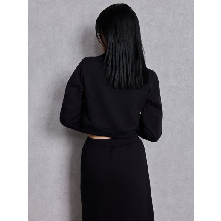 sacred edge crossハーフZIPショートスウェットトップス | GYDA | 詳細画像3 