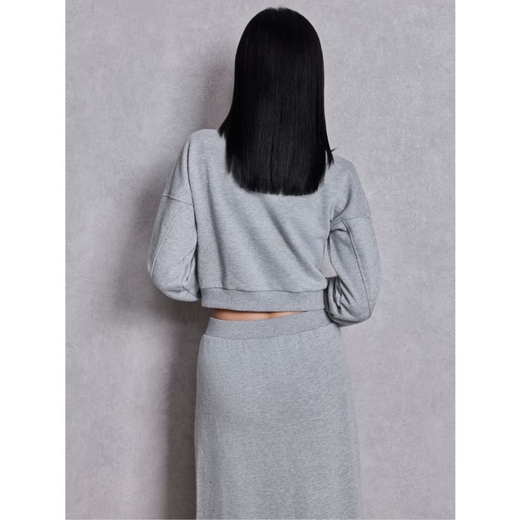 sacred edge crossハーフZIPショートスウェットトップス | GYDA | 詳細画像7 