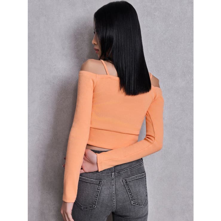 カシュクールデザインオフショルトップス | GYDA | 詳細画像11 