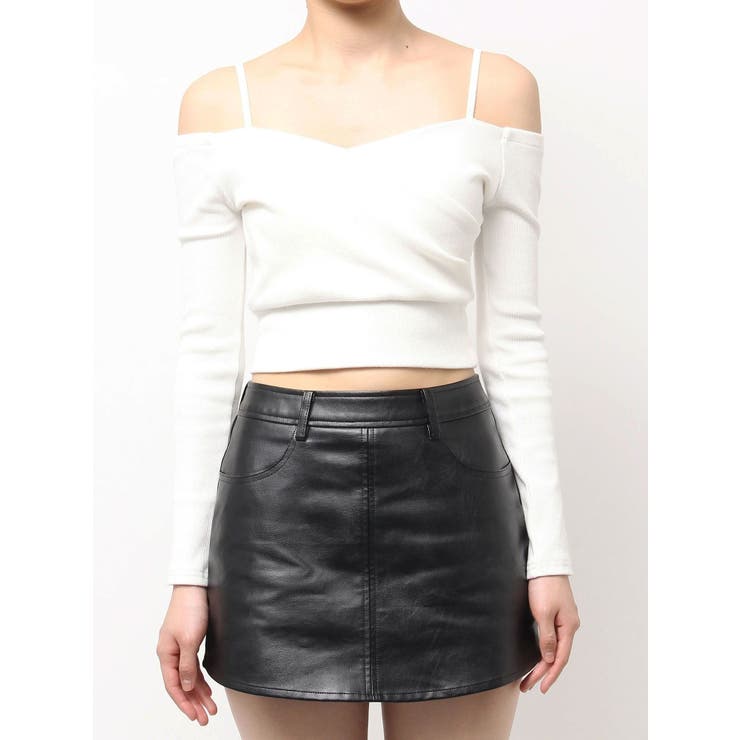 カシュクールデザインオフショルトップス | GYDA | 詳細画像14 