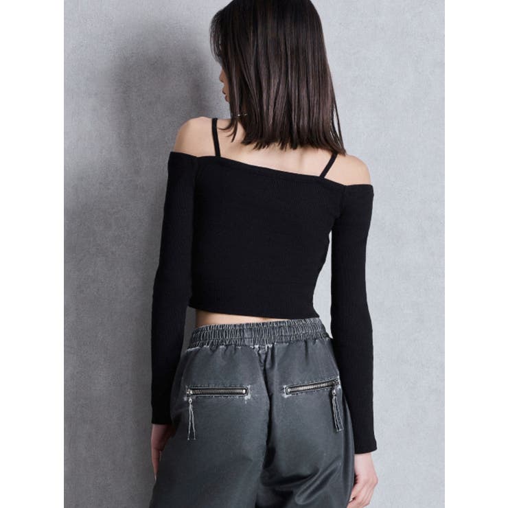 カシュクールデザインオフショルトップス | GYDA | 詳細画像7 