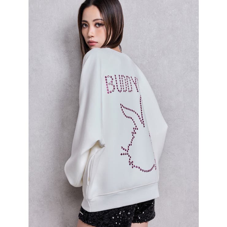 BUDDYED BUNNY STUDS BIGプルオーバー | GYDA | 詳細画像2 