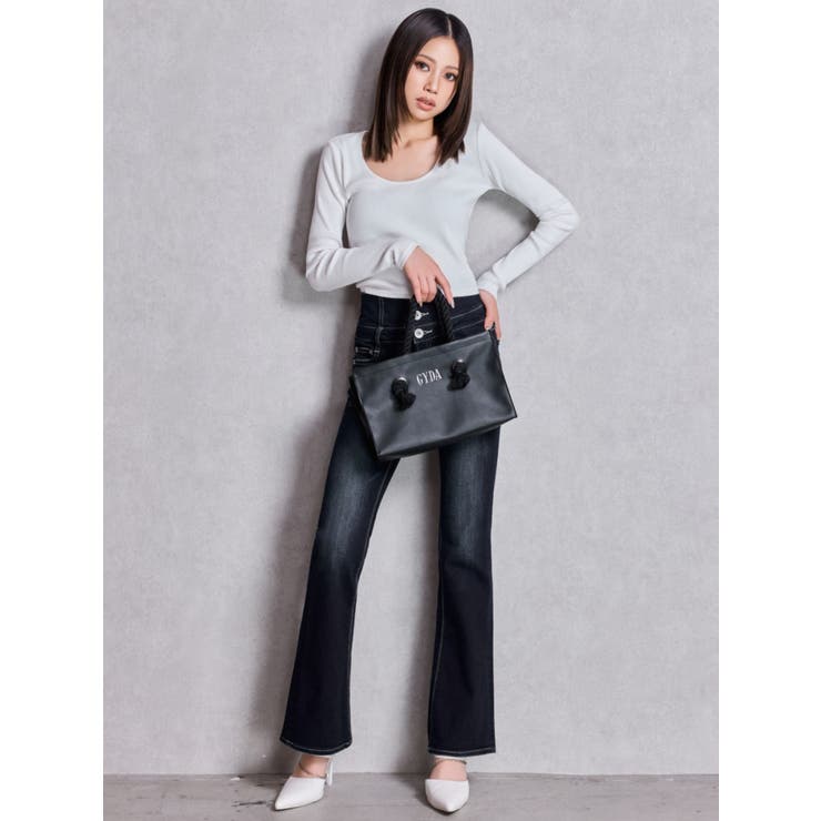 レオパードBACKリボンテレコロンT | GYDA | 詳細画像5 