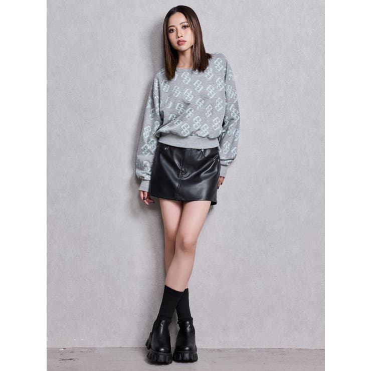 GG pattern bijouスウェットトップス | GYDA | 詳細画像11 