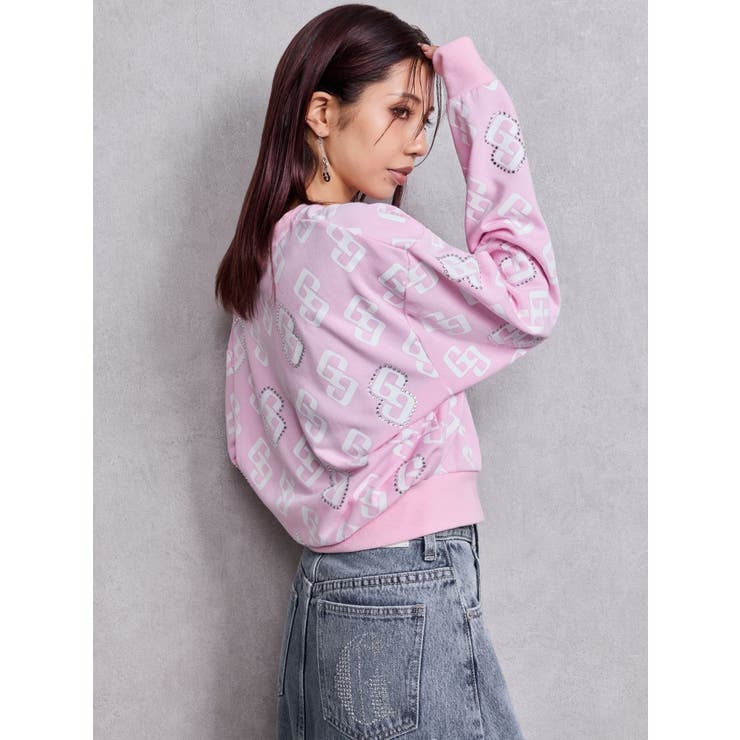 GG pattern bijouスウェットトップス | GYDA | 詳細画像16 