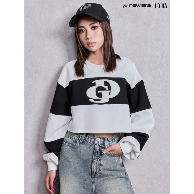 GD fake leather patch shortトップス | GYDA | 詳細画像2 