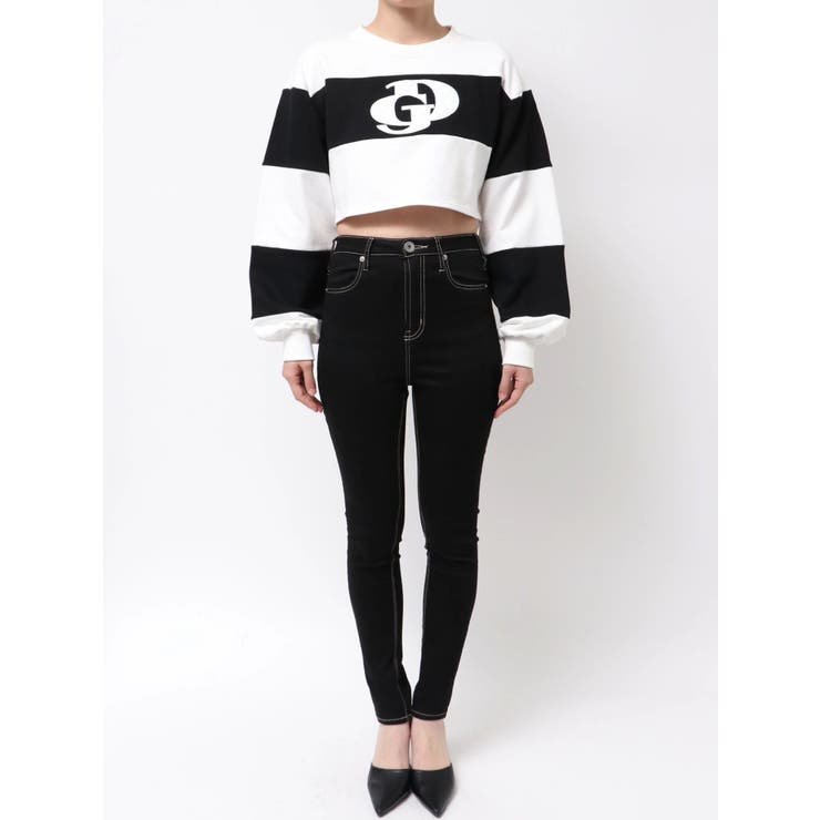 GD fake leather patch shortトップス | GYDA | 詳細画像25 