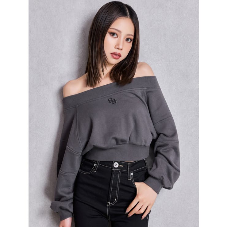 GG short スウェットトップス | GYDA | 詳細画像12 